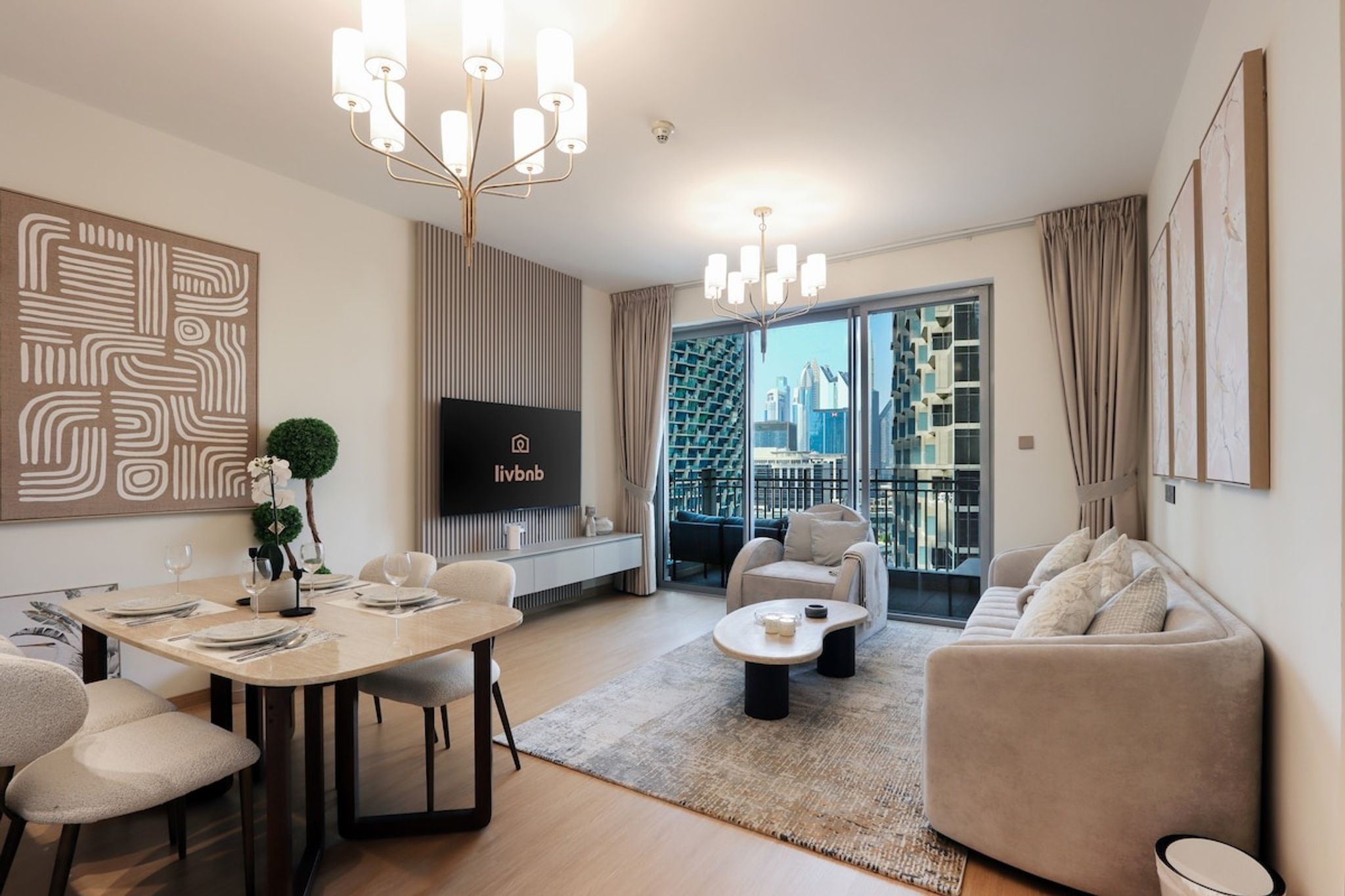 New Renovated 2BR - Steps from BurjKhalifa & Opera