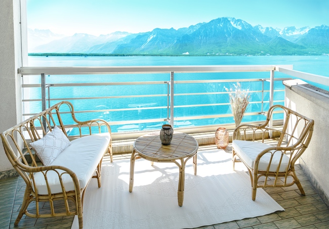 Stylish Apartment with Lake View - Montreux