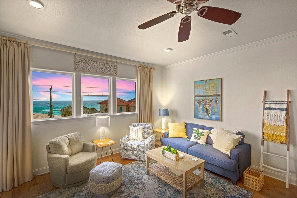 Alerio D402! Classy 3 Bed Beach Condo - Direct Beach Access+Pool