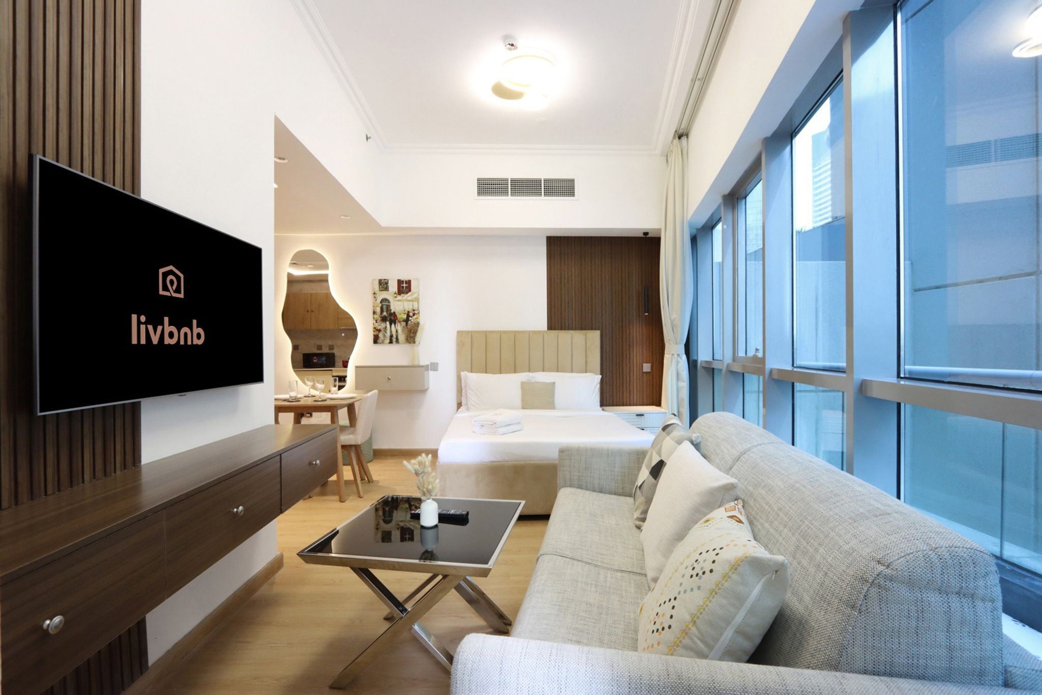 Studio w/ Big Balcony | Walk to Beach | Marina