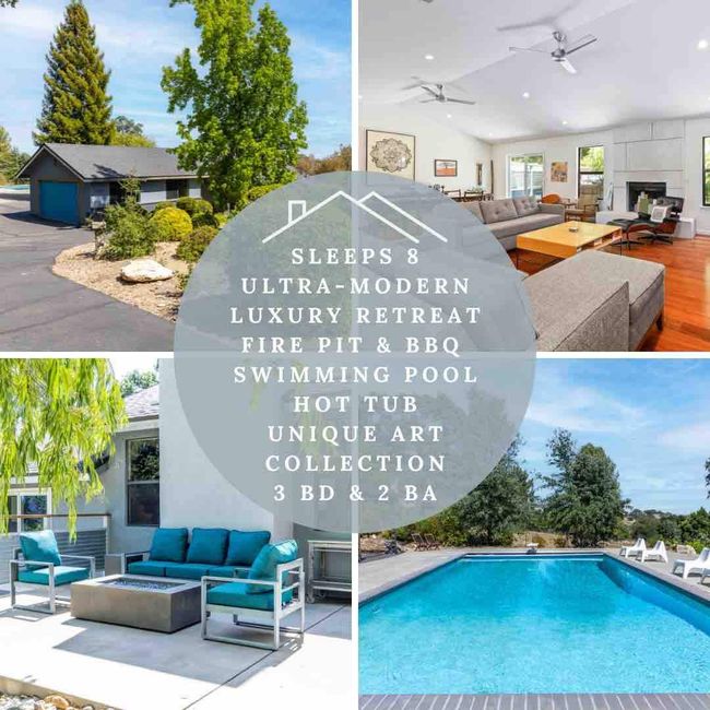 Poolside Paradise in Wine Country- Templeton, Ca