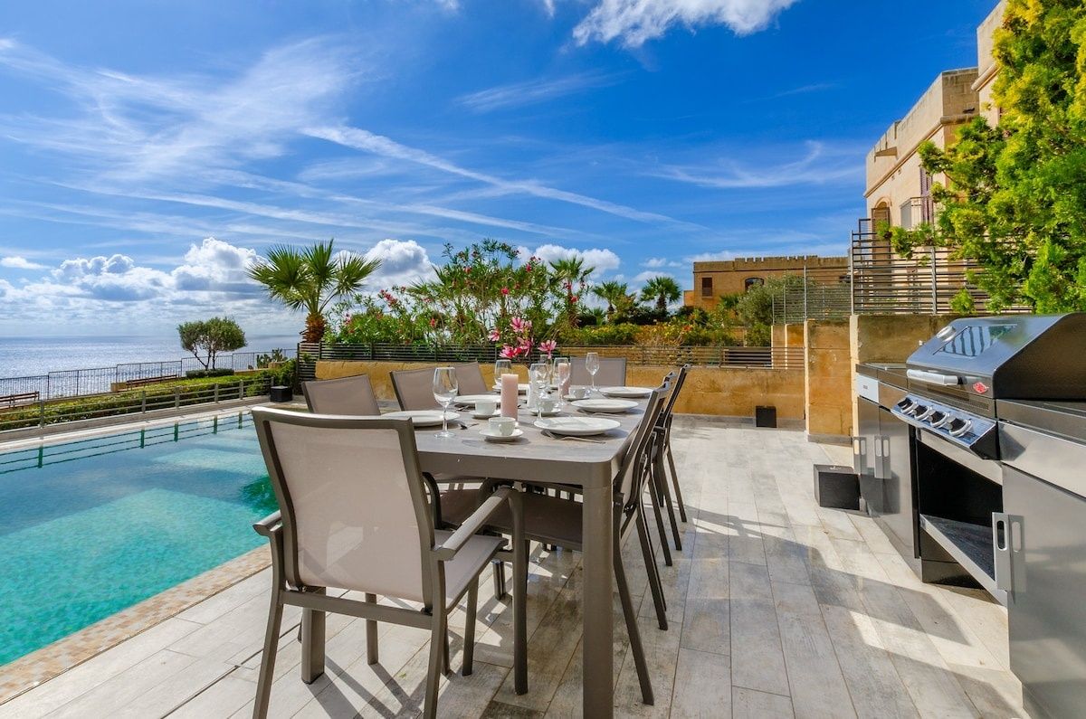 Fortress Villa w/3 Pools, Hot tub & Lagoon views