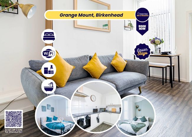 Birkenhead CH43 | Spacious 6BR Home | Sleeps 12