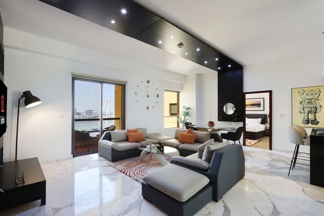 Stylish 1BR w Ain Dubai & Sea Views - JBR