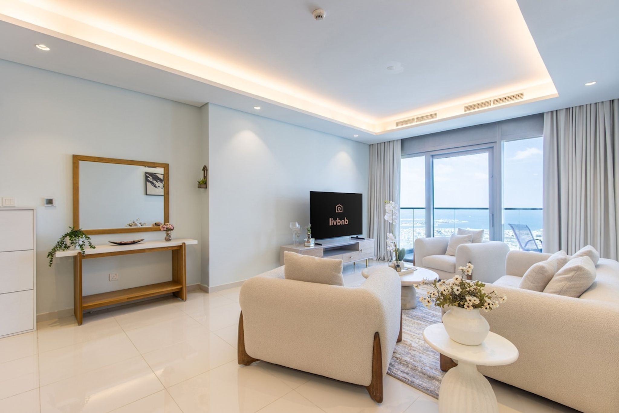 High-Floor 2BR | Skyline, Sea & Burj Khalifa View