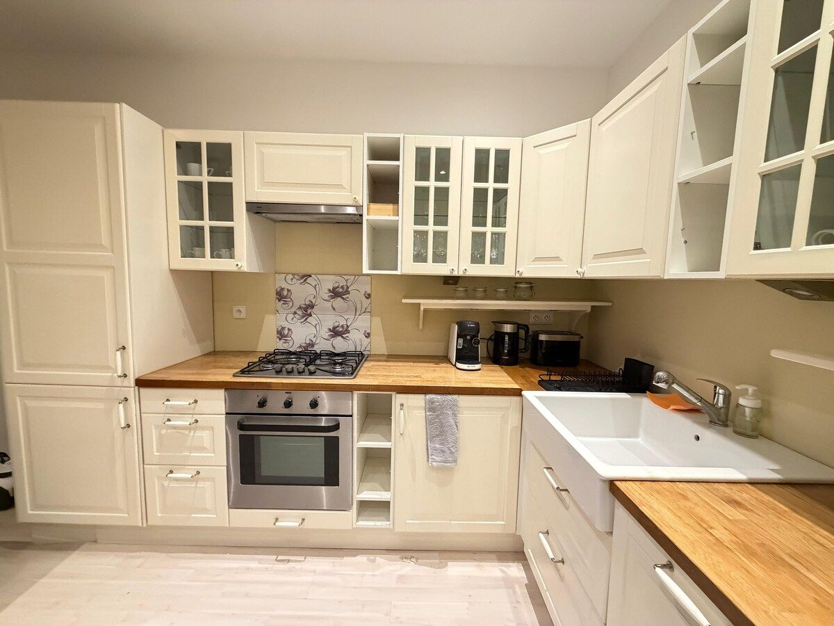 Prostorný apartmán u Zelené brány s terasou