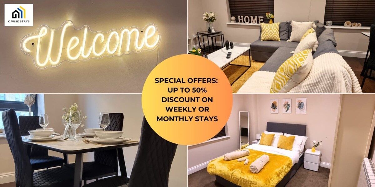 Discounted! Long Stay Modern Apartment Brighton