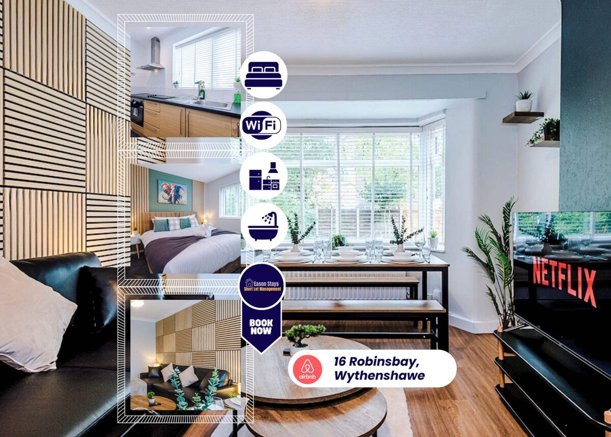 2BR House By Eason Stays Short Lets Wythenshawe