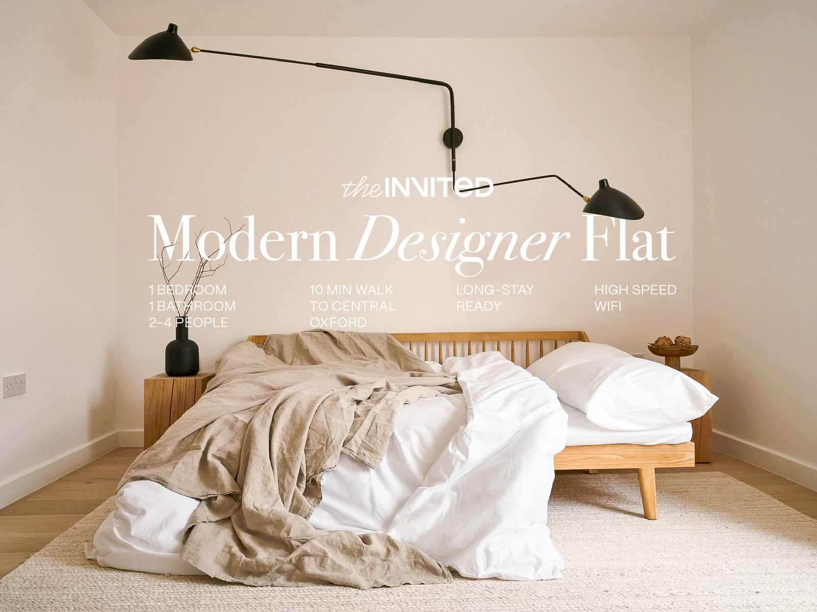 Modern Designer 1BR Apartment · Central Oxford