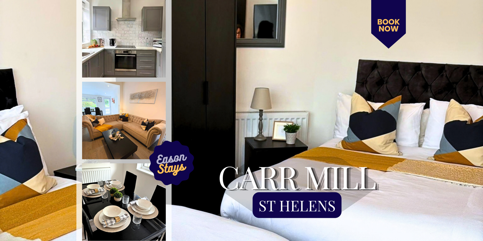 Carr Mill Stay | Free Parking | Shops & Transport