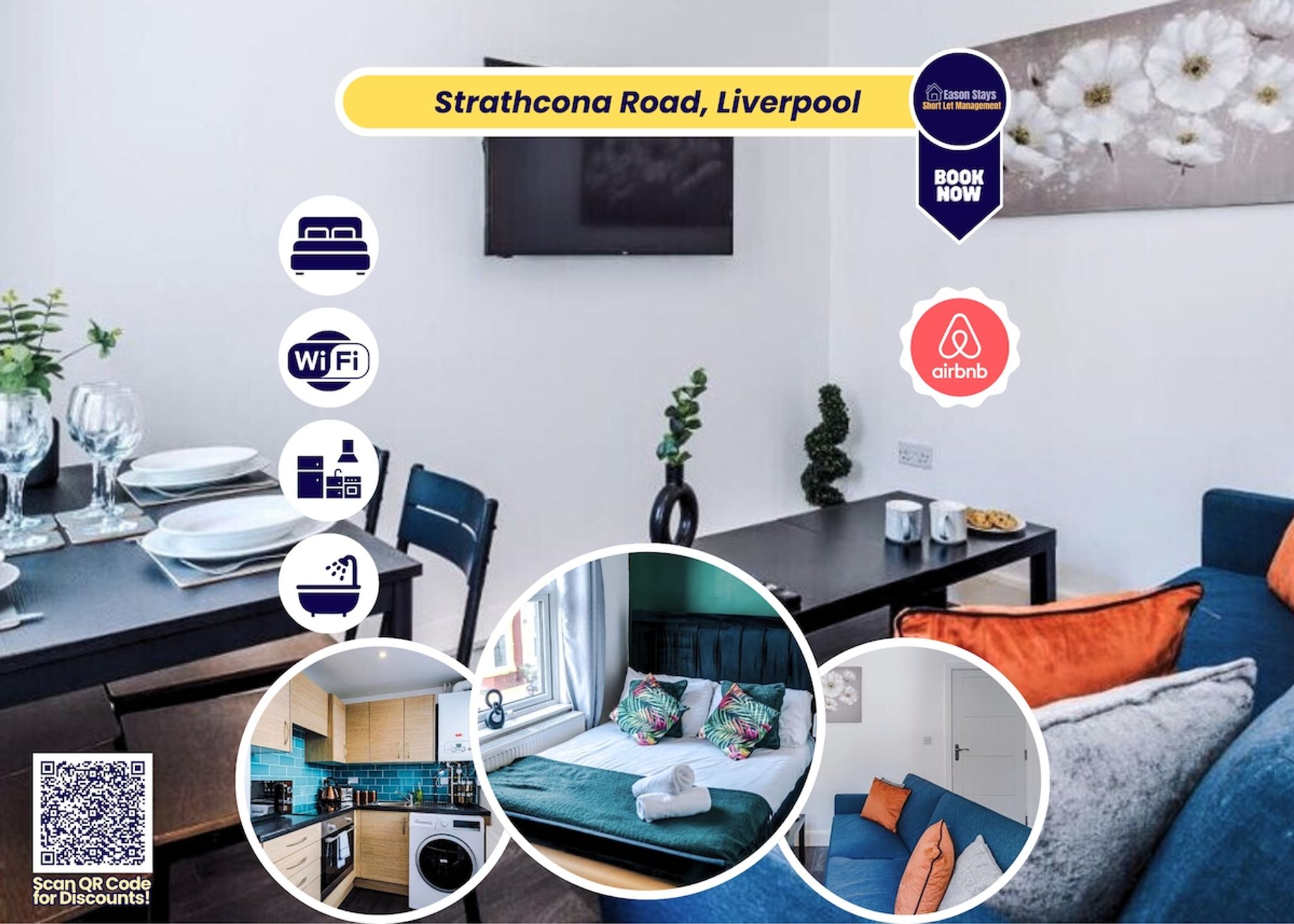 Free Parking | 3 Bedroom House in Liverpool