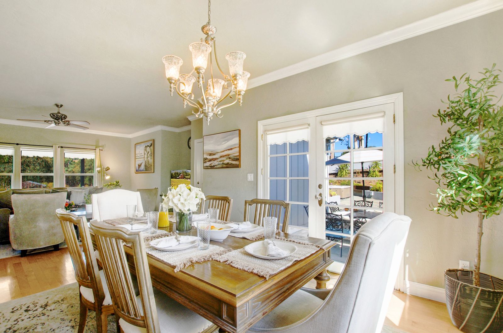 Elegant Vineyard Living at a Private Wine Country Estate