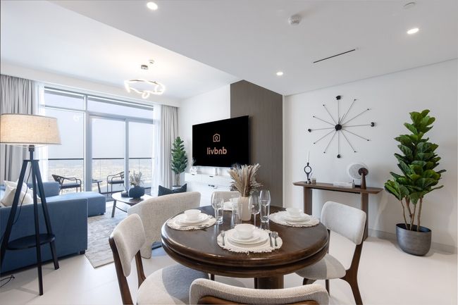 Luxury 3BR+Maid | Sea & Palm | Private Beach