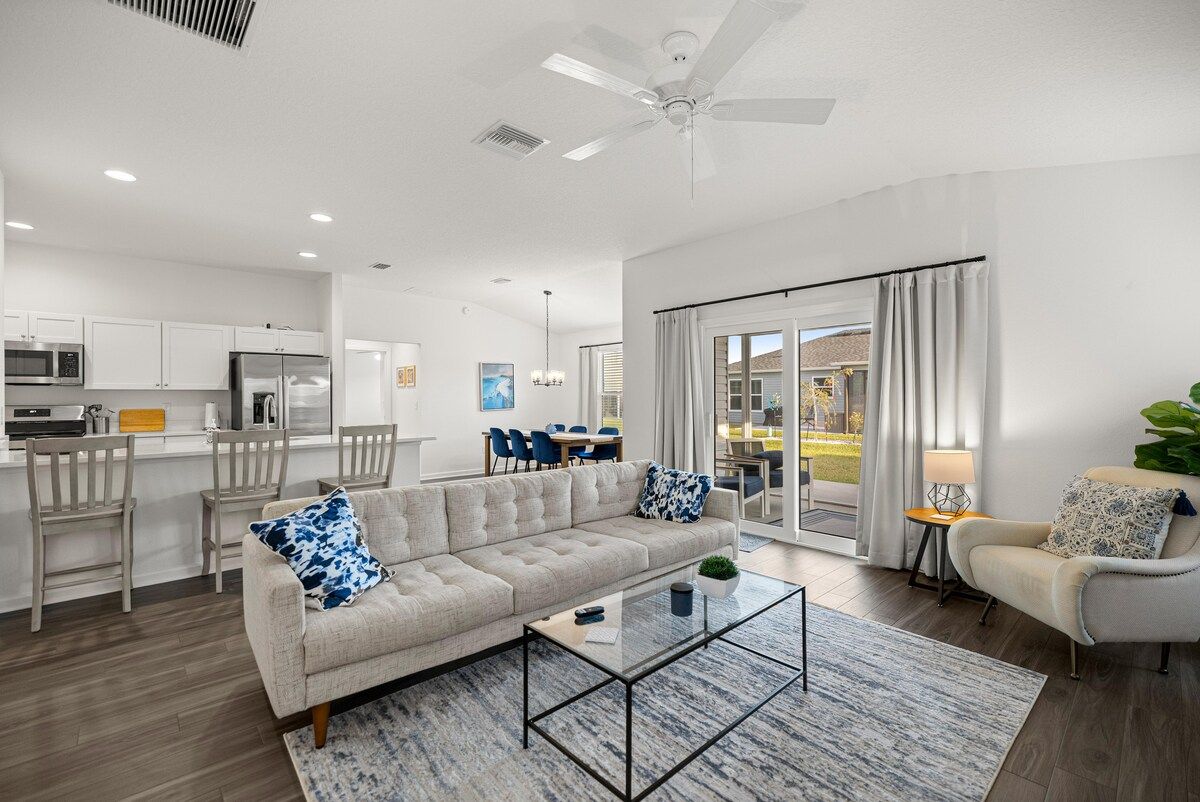 Eastport 3BR · Golf Cart · Patio · Near Pools
