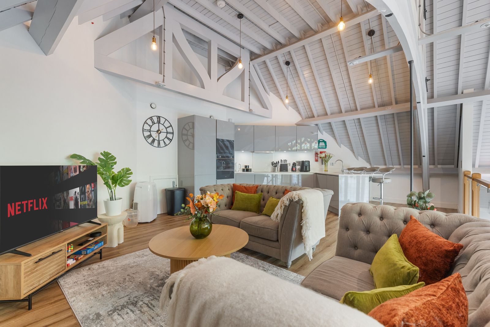 Unique Converted Church Penthouse w/ Free Parking!