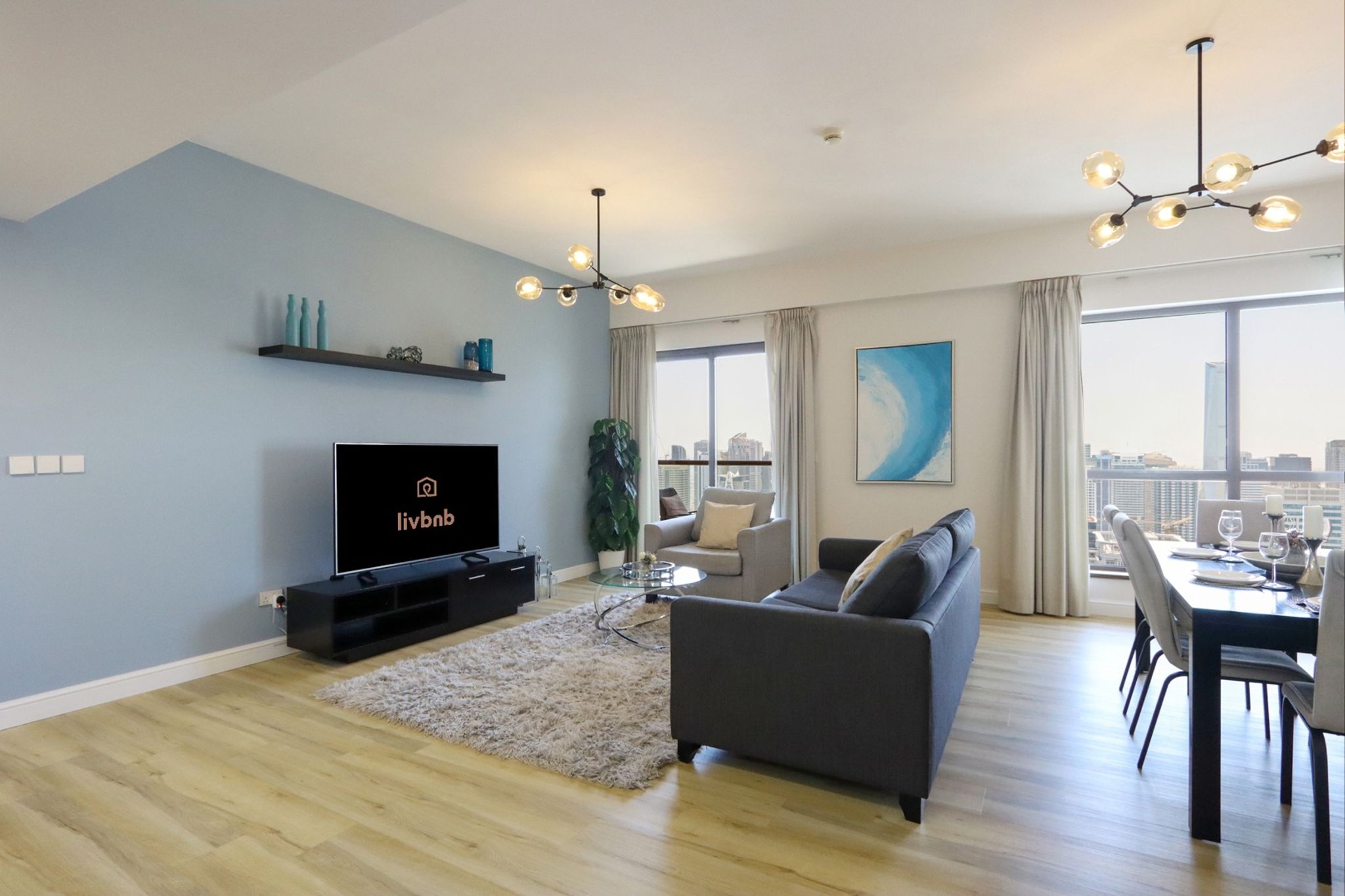 Sleek 2BR w Marina Skyline Views | Dubai Marina