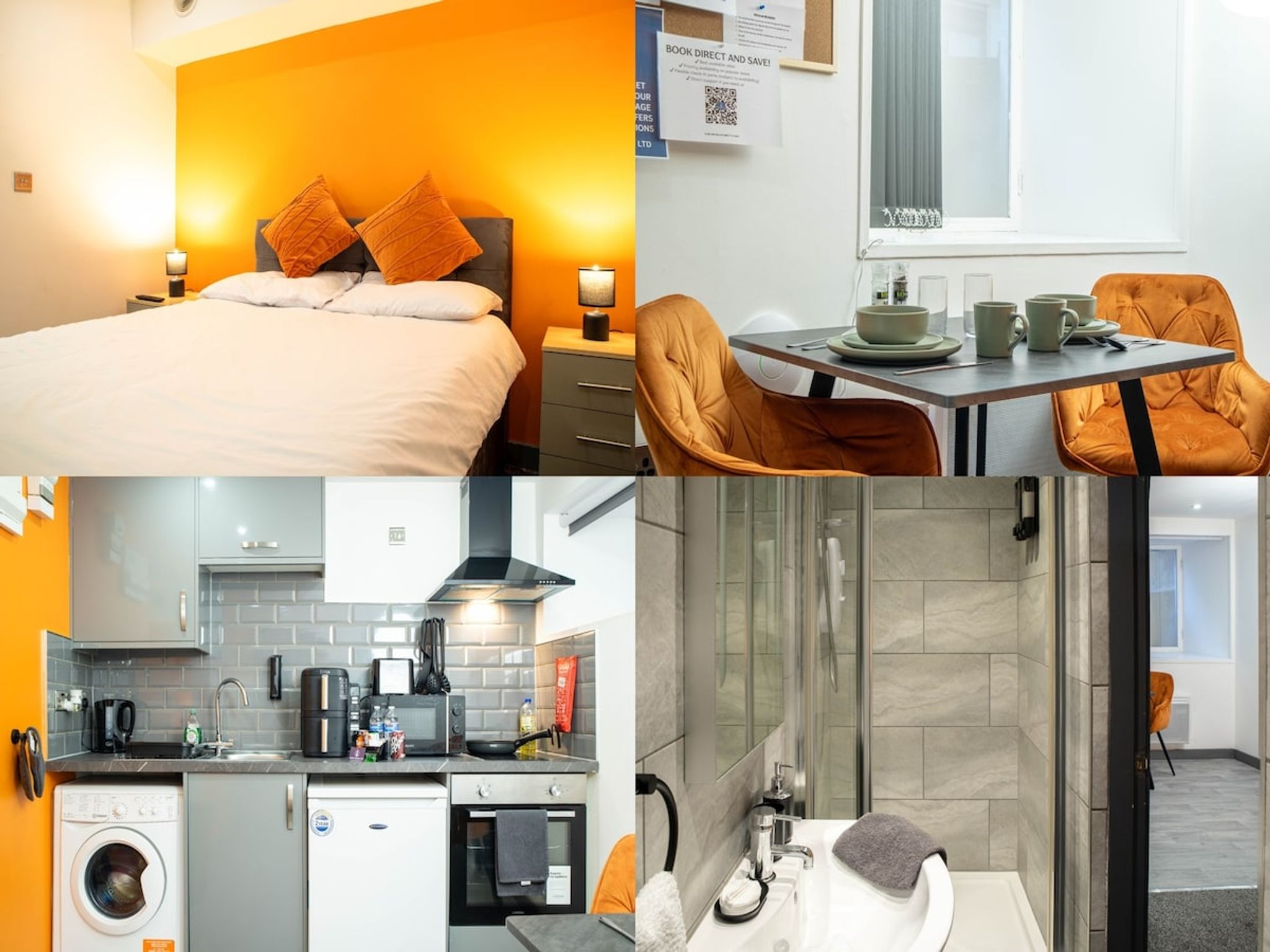 City Centre Studio Self Check-In Washer/Dryer WiFi