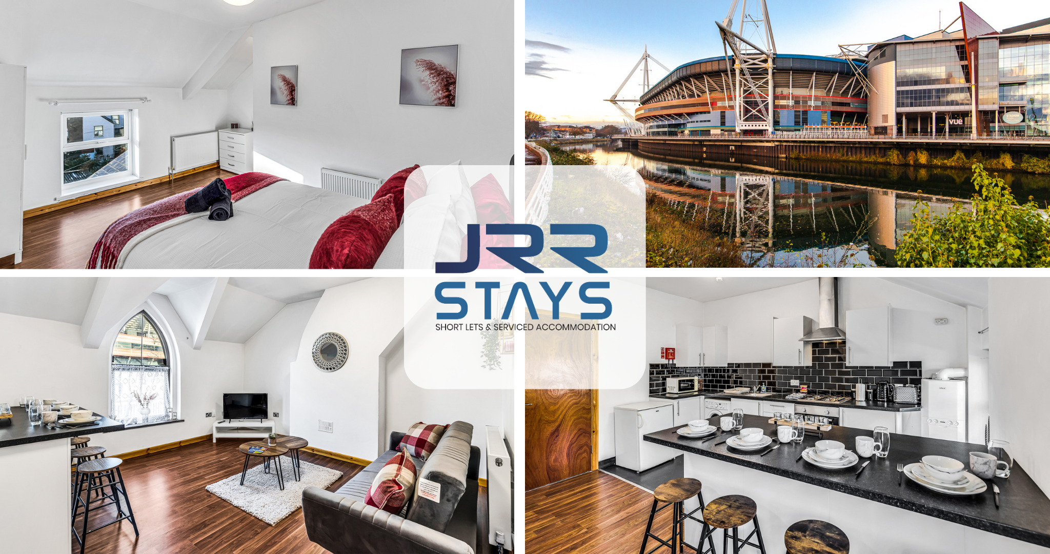 JRR Stays - Cardiff 1Bed Principality Stadium 4Min
