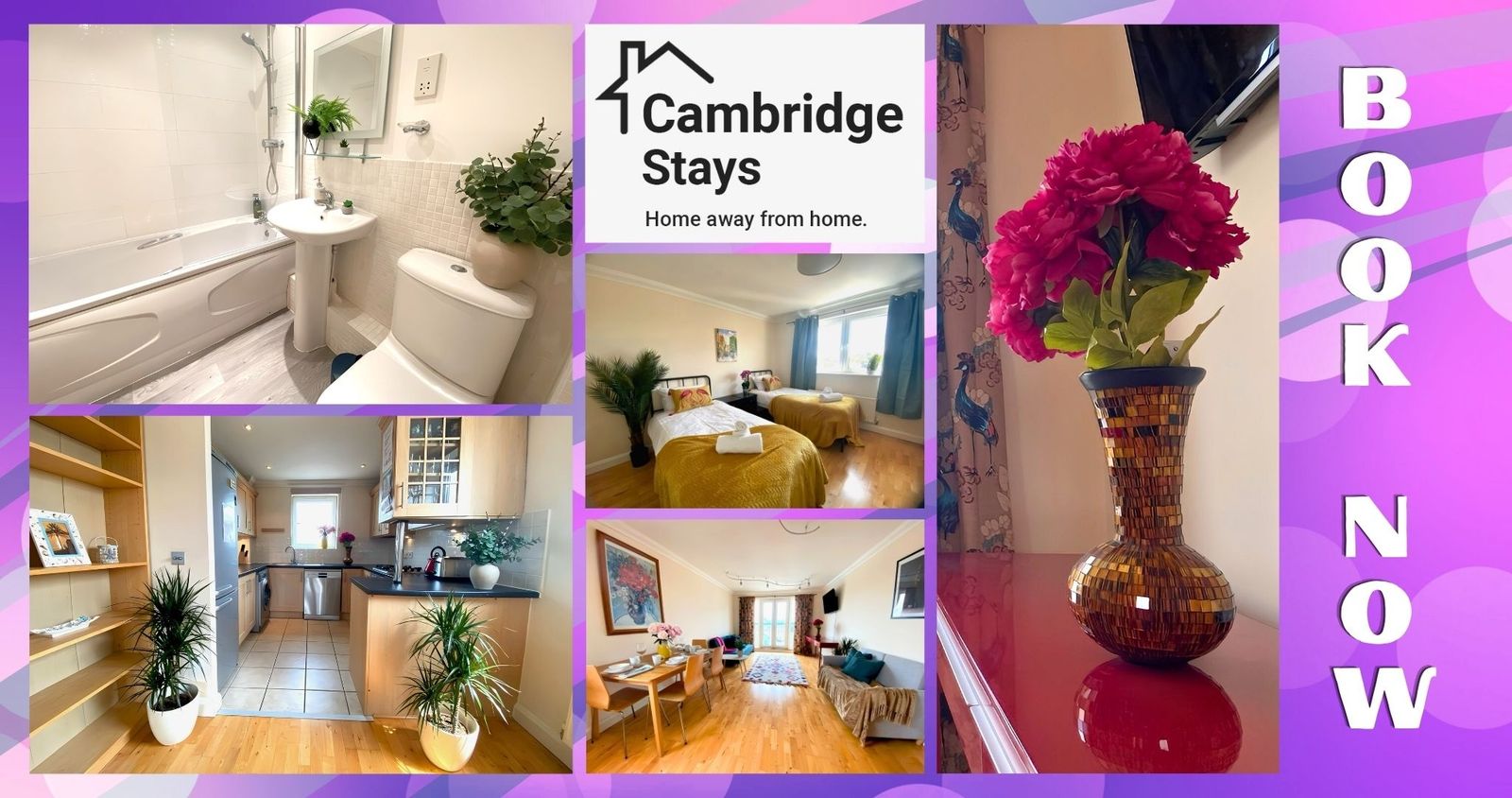 Cambridge Stays - 2 Bedroom Flat - Walk to train station & Mill Road