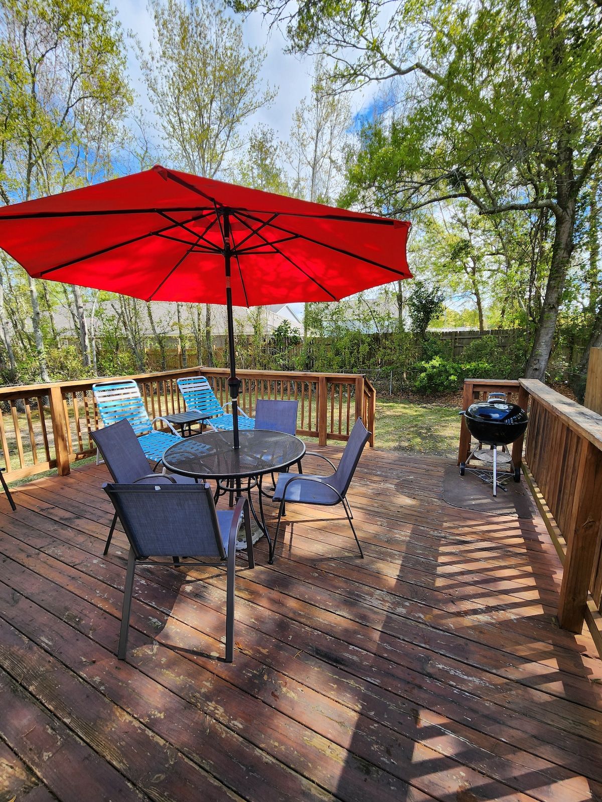 Coastal Home with Fenced Backyard