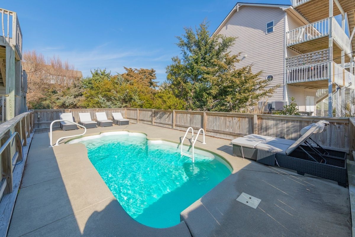 The Stoke - 5 houses to Ocean - Pool!