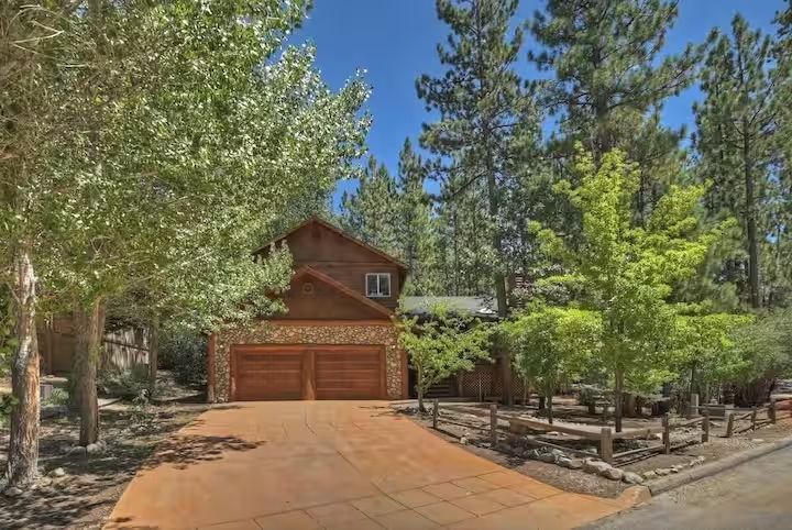Alpine Woods Log Cabin•4BR 3BA•Spa•Mountain Views