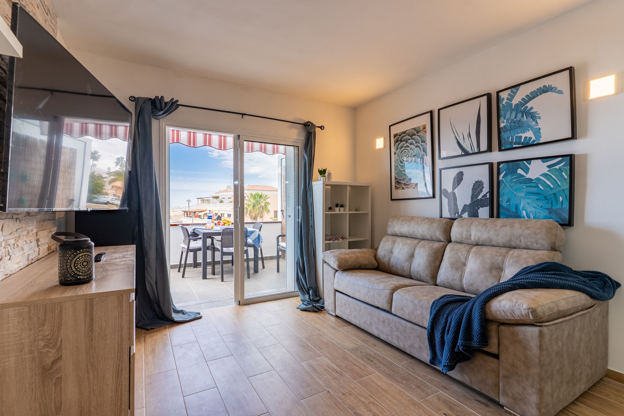 Bright apartment with terrace, sea views and air conditioning - Costa Adeje