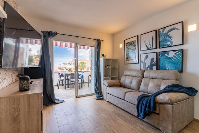 Bright apartment with terrace, sea views and air conditioning - Costa Adeje