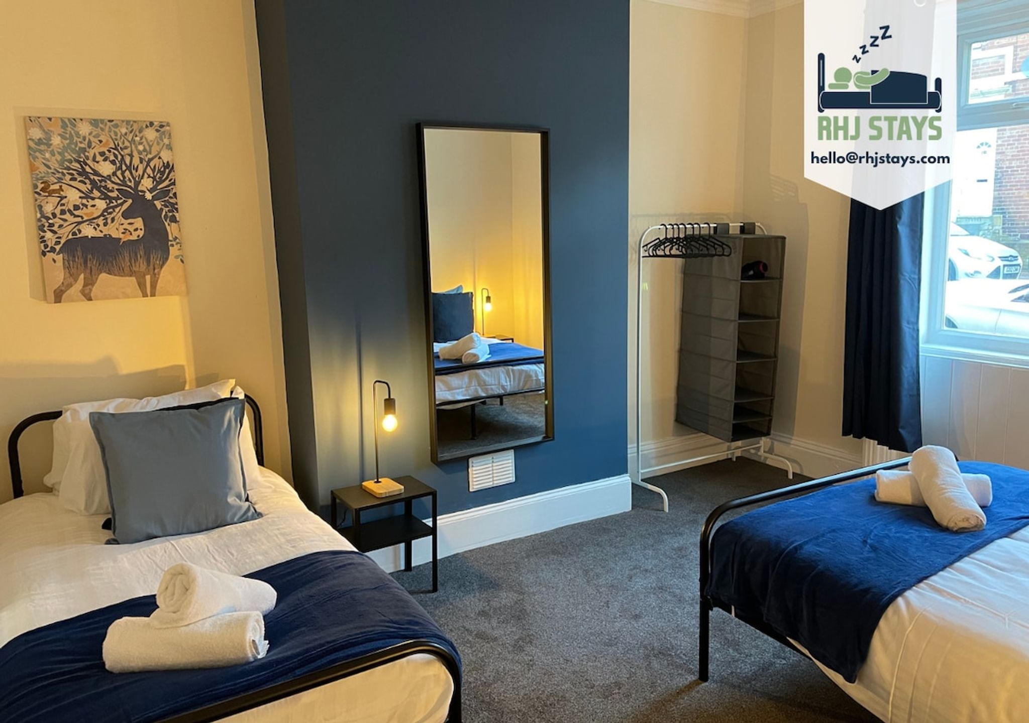 Howe St - Newly refurbished 2 bedroom flat Free Parking