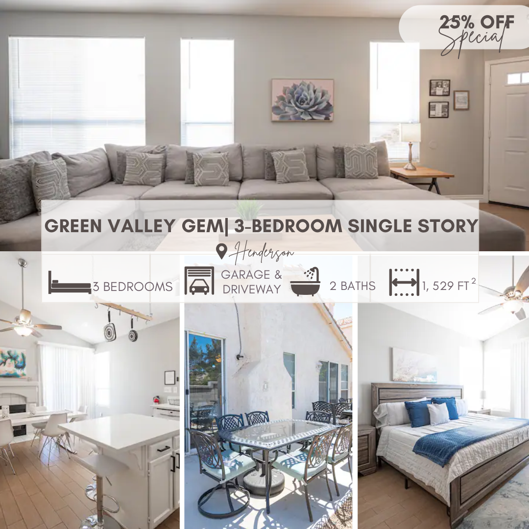 Green Valley Gem, a 3 bedroom single-story vacation home in Henderson