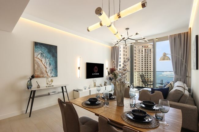 Livbnb - Lavish 1BR w/ Partial Sea and Marina View