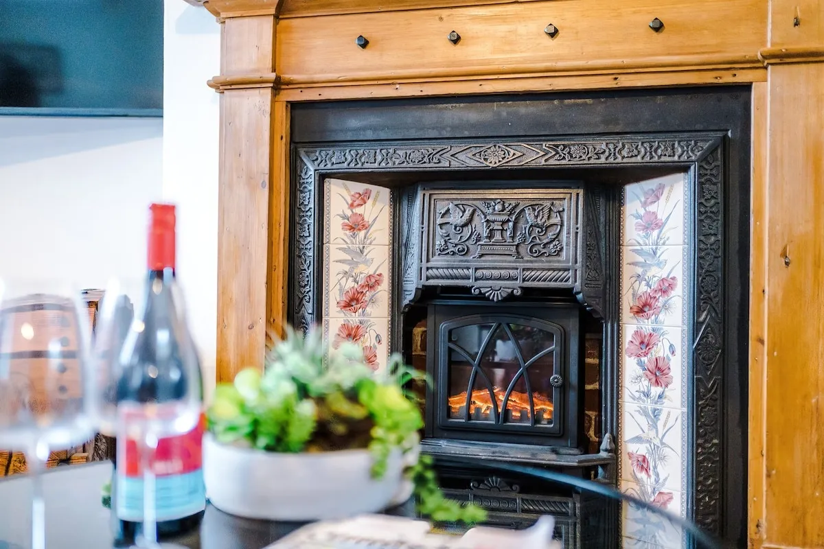 Tiled period fireplace