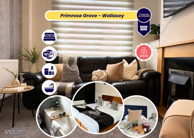 Spacious Stay by the Docks | Your Wallasey Getaway