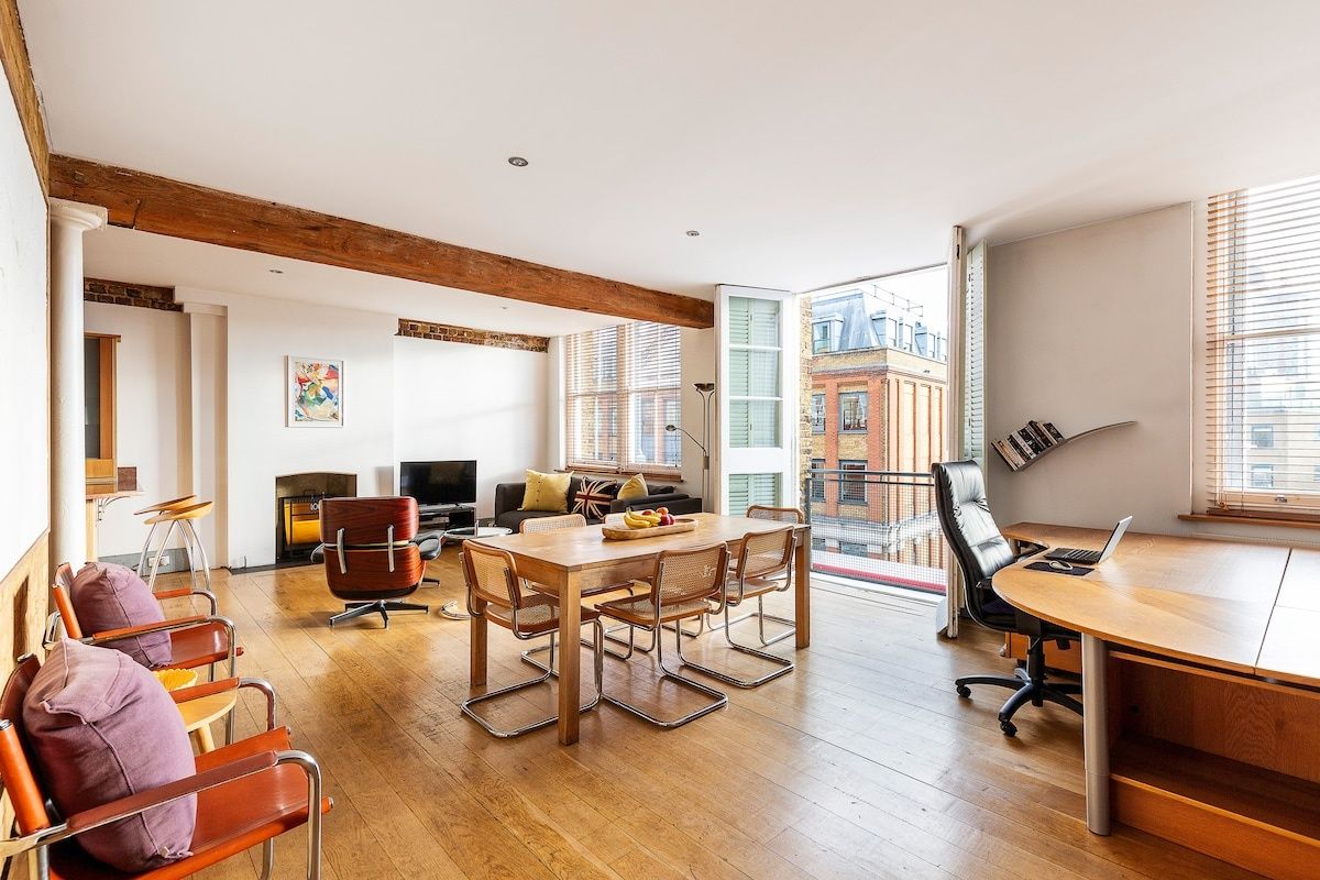 Trendy flat in Borough/Southwark - view of Shard