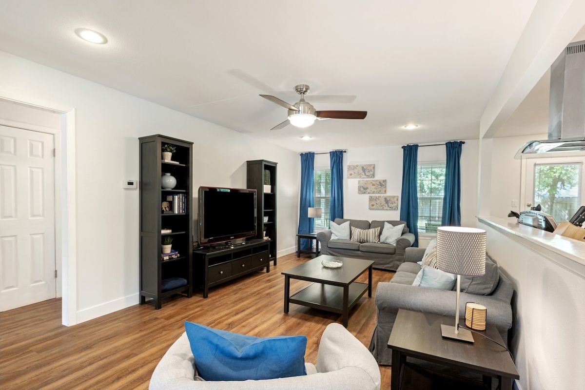 Large Dining, Open Floor Plan by AustinGetaways