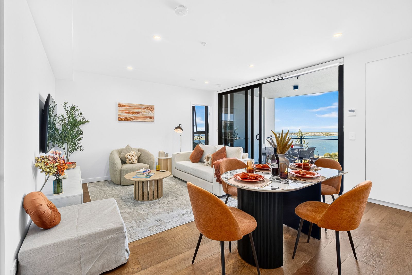 2BR Broadwater Views | Pool, Gym & Parking
