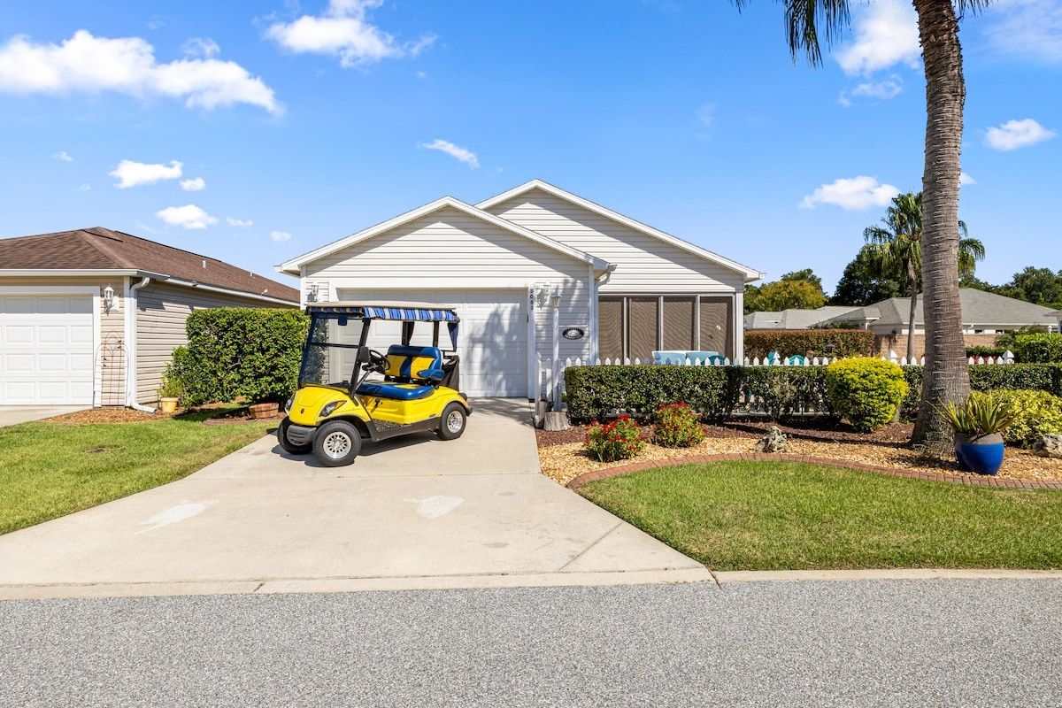 Sunnyside Escape in The Villages | Golfcart | BBQ — photo 5