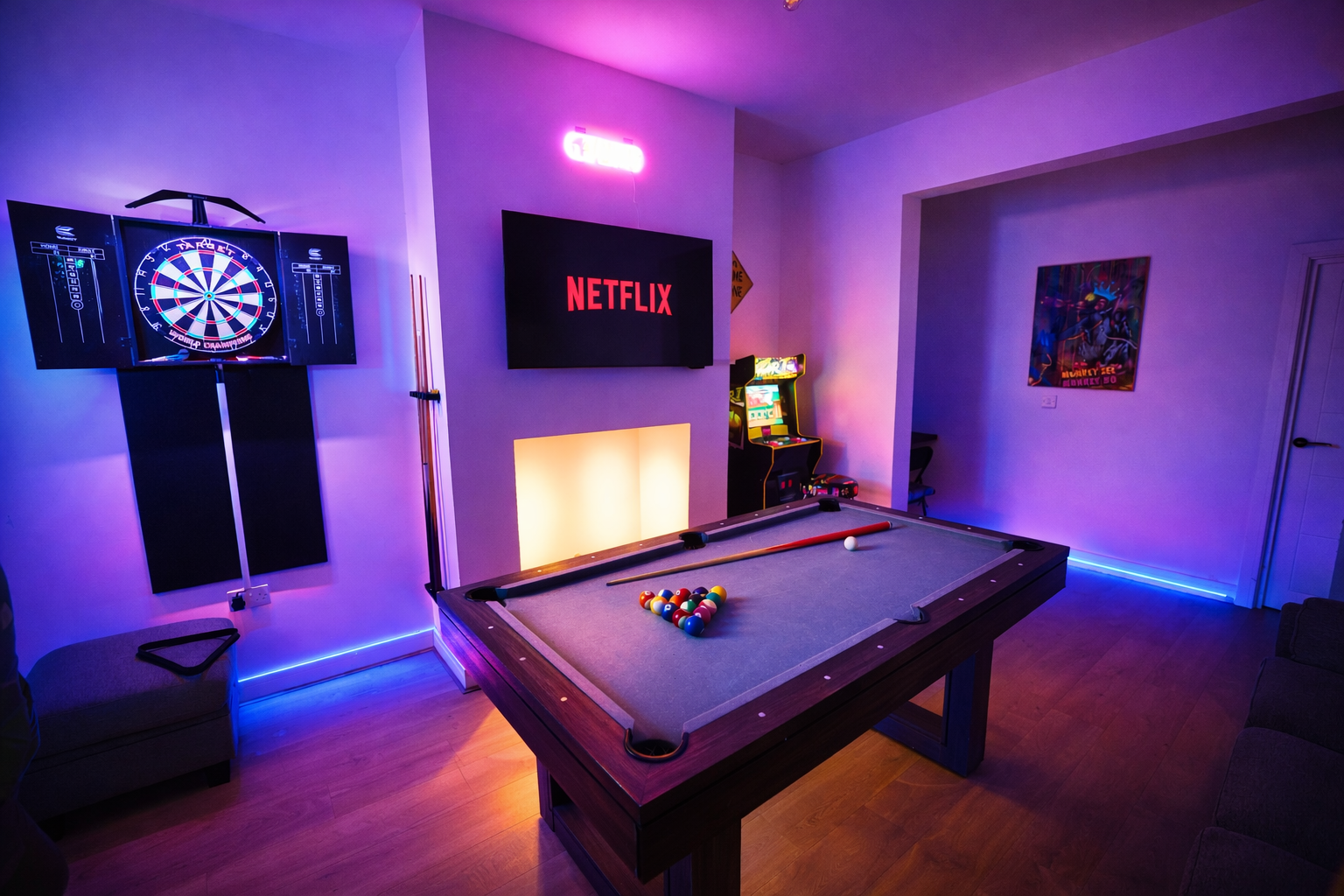Game Zone House with Arcade & Pool