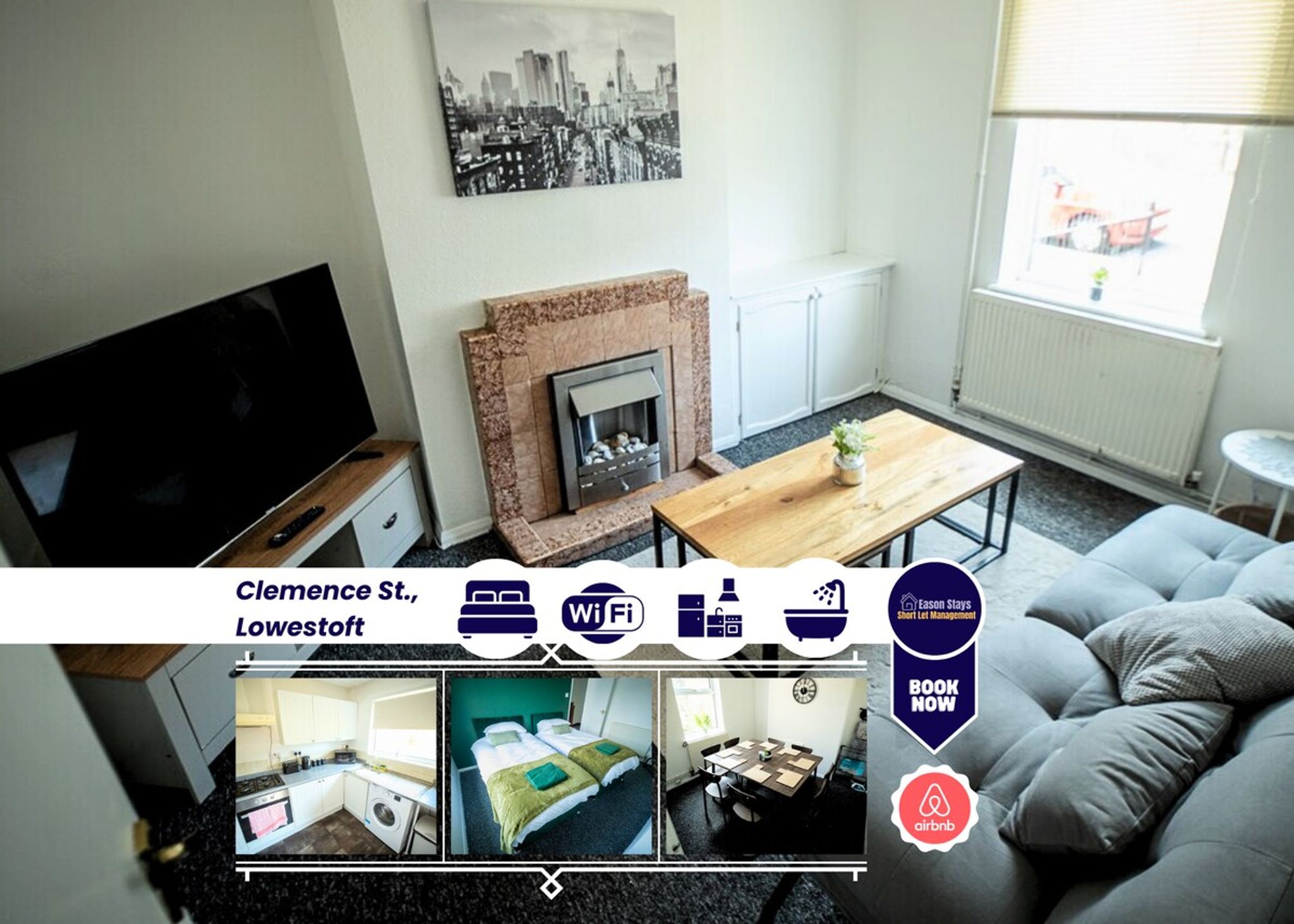 Free Parking House in Lowestoft | Short/Long Stays