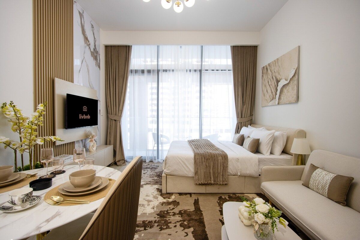 New Studio w/ Balcony & Pool | Riviera Beachfront