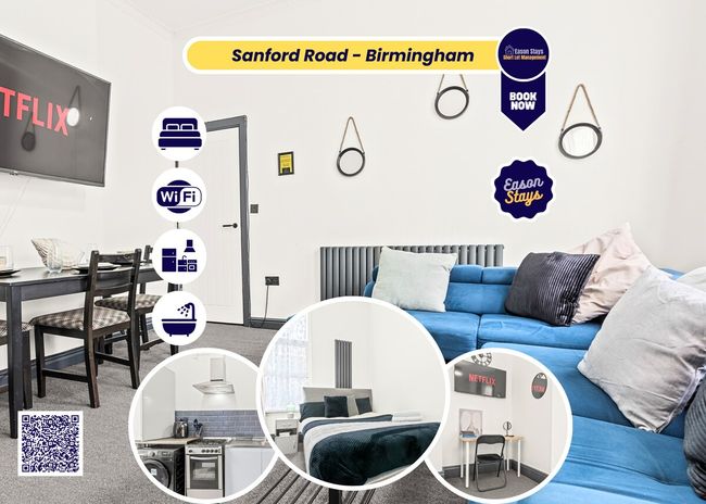 Spacious 2BR Apt in Moseley B13 • Near City Centre