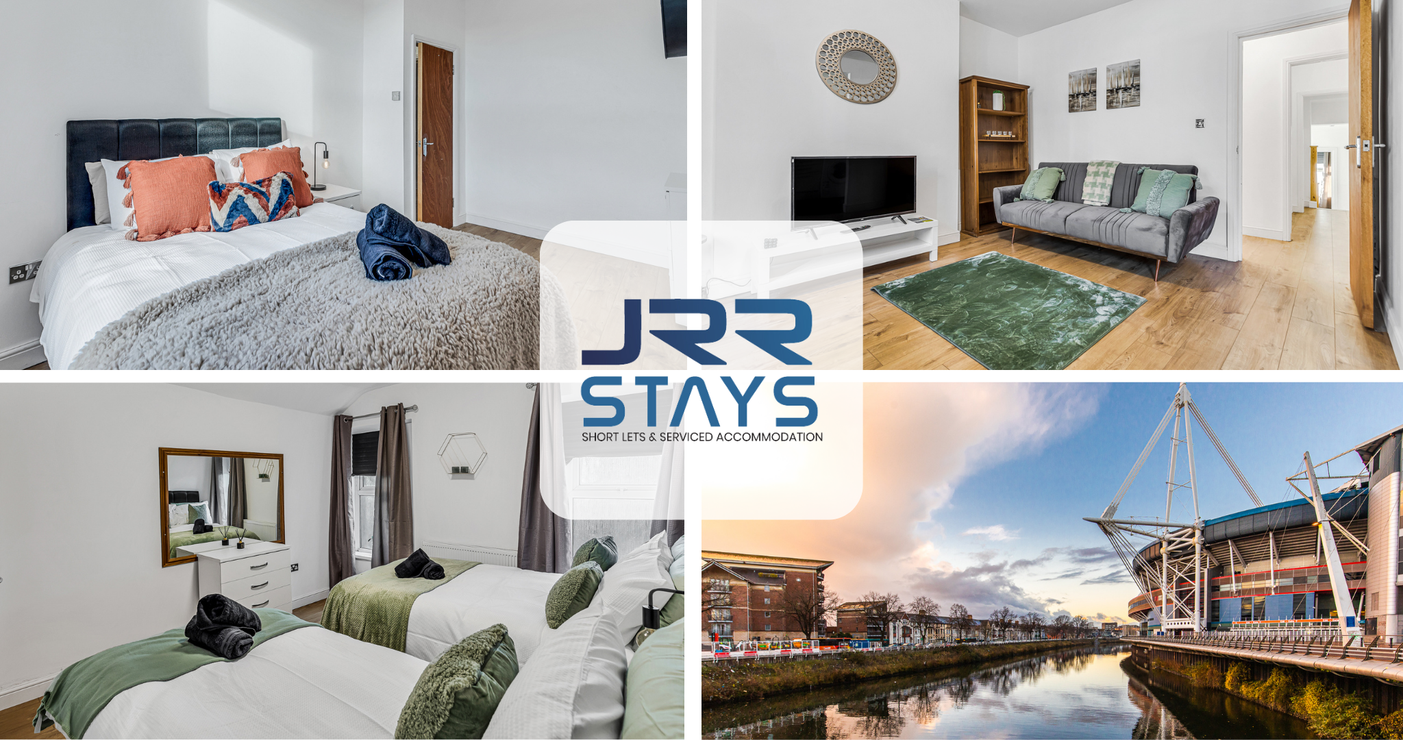 JRR Stays - Cardiff 2Bed Principality Stadium 4Min