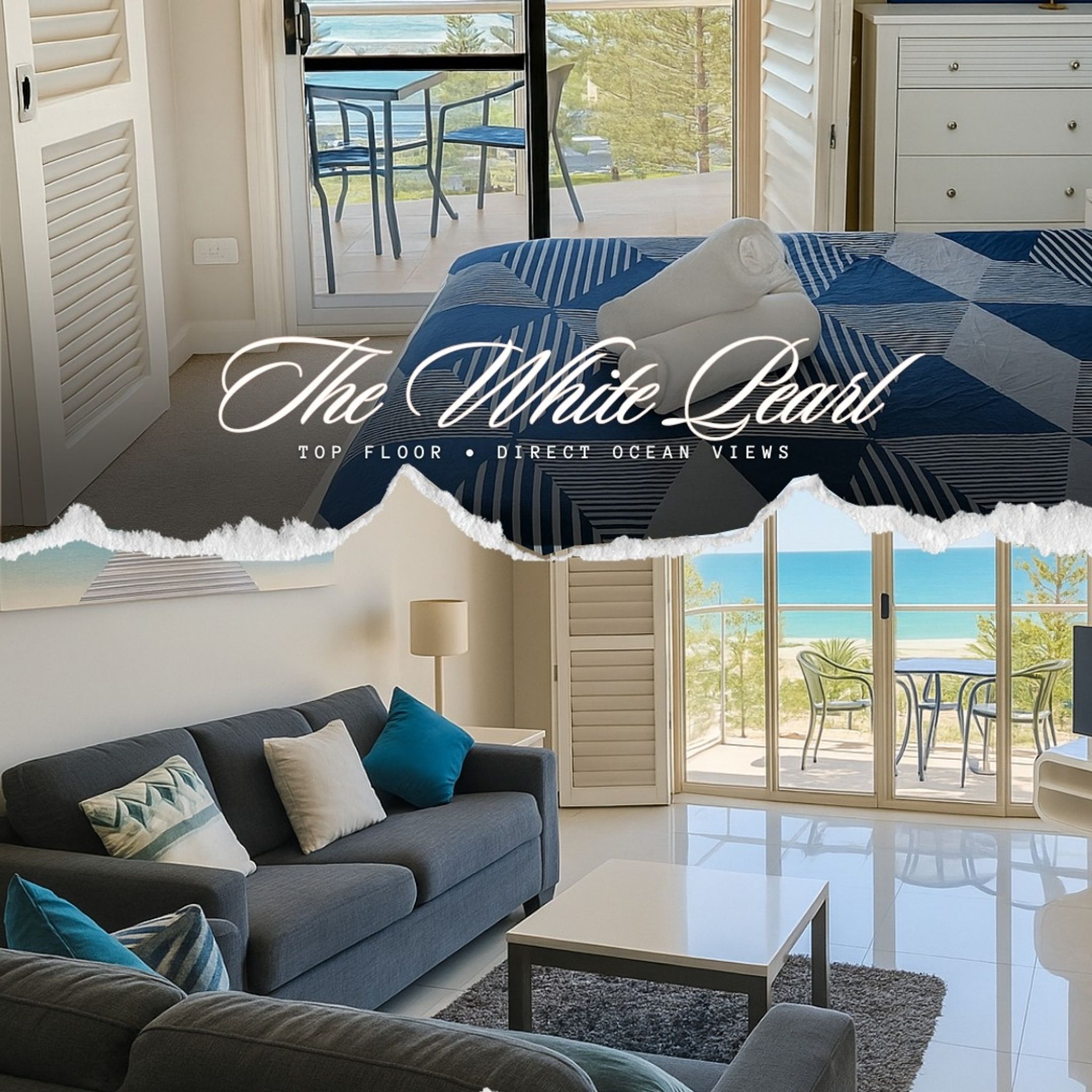 The White Pearl - Top floor Direct ocean views