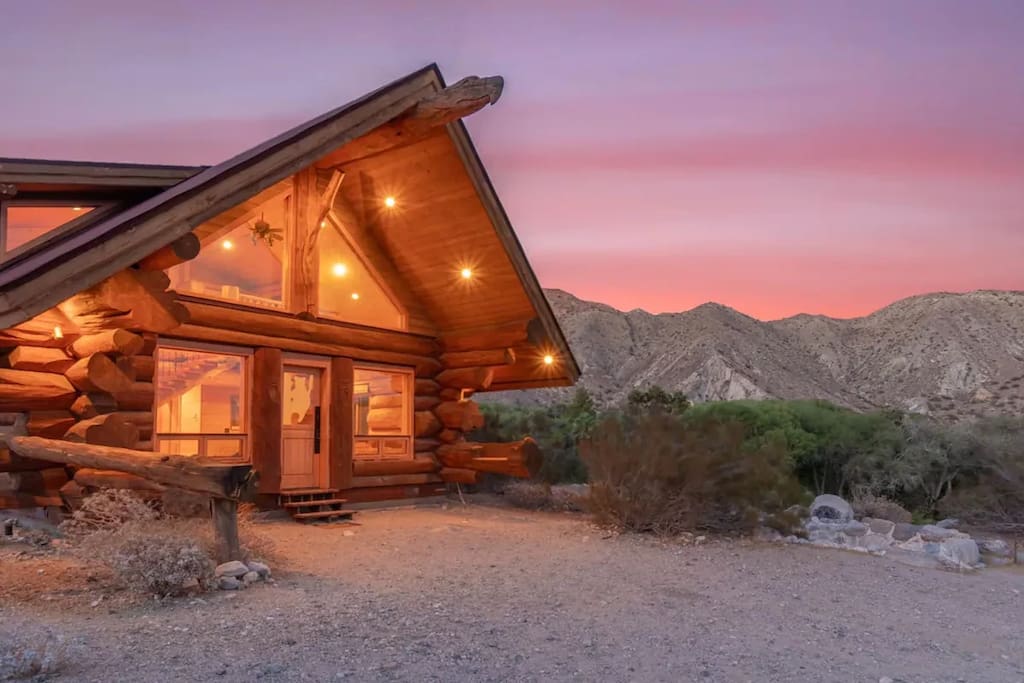 Whitewater Cabin: historic A-Frame desert retreat