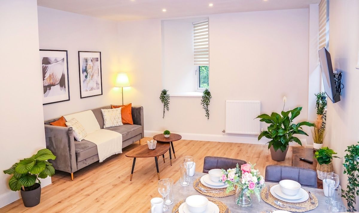 Shrewsbury Modern 1 Bedroom Flat By Bevolve