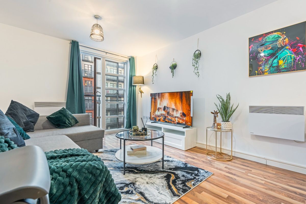 2-Bed Urban Apt | Sleeps 5 | Long Stays |Oxford St