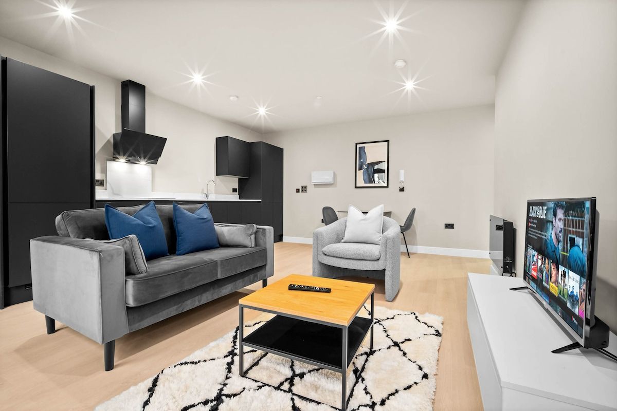 Modern 1 Bed Apt Near Birmingham Airport & NEC