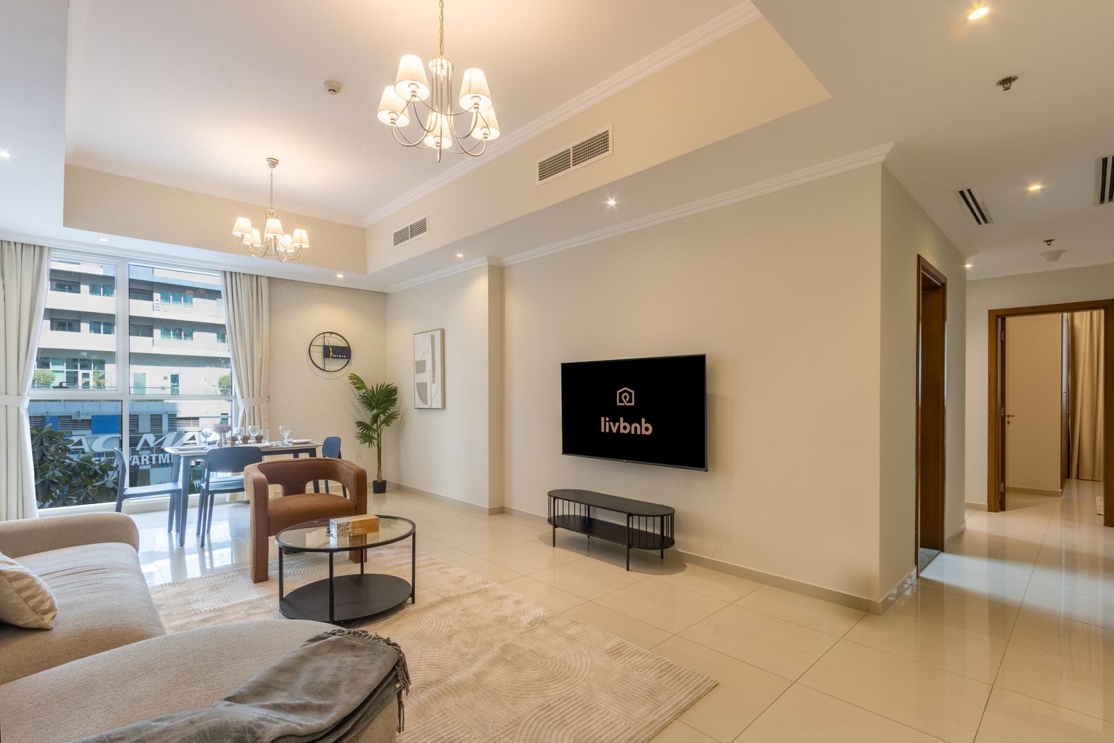 Livbnb-2B+Maid's in Dunya, 5Min Walk to Dubai Mall