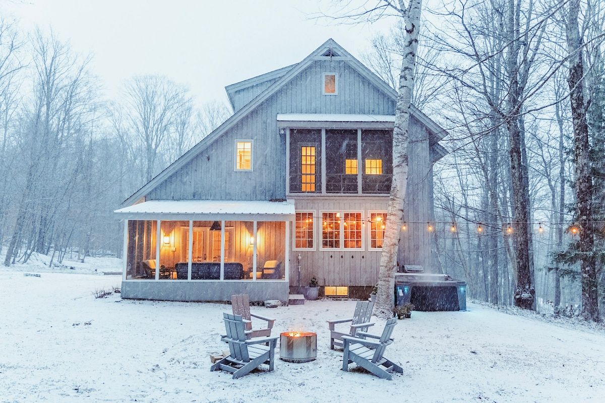 Green Mountain Chalet: Tranquil Ski Oaisis W/Spa