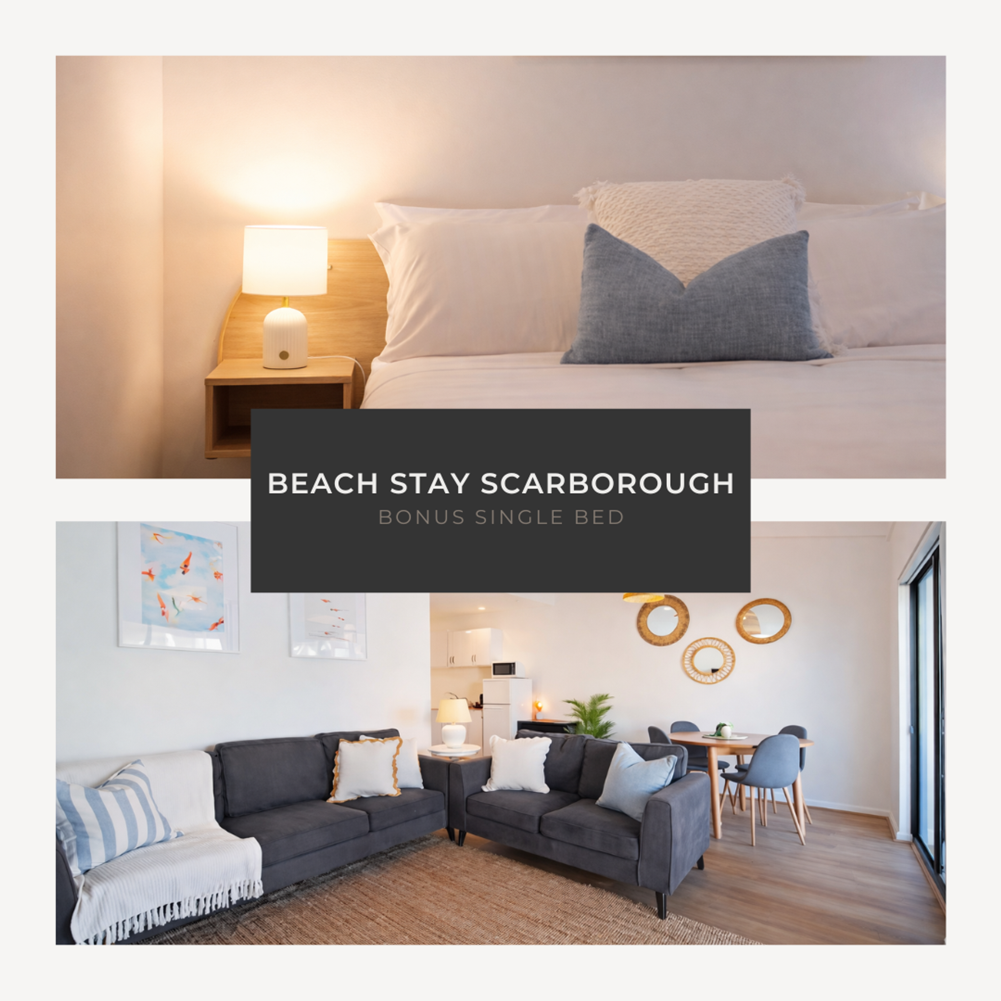 Beach Stay Scarborough • Bonus Single Bed • Pool with Slide